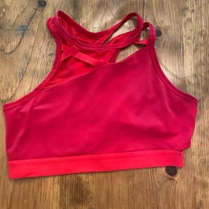 COPY - Red Nike Sports Bra - size Medium
